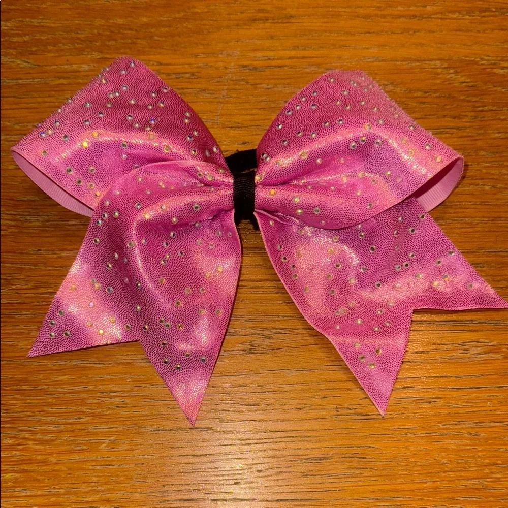 Pink Glitter Bow